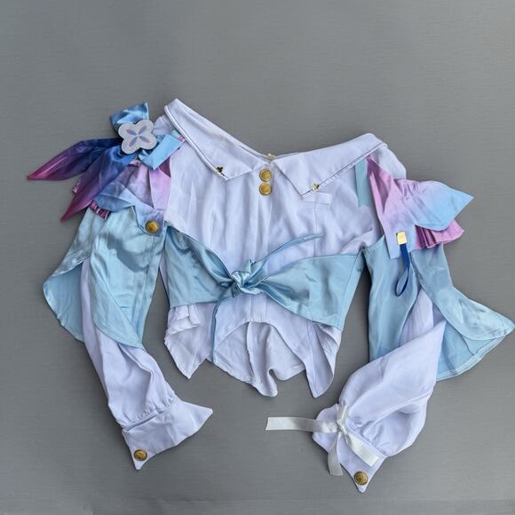 Honkai Star Rail Costume Top Anime Sailor Women’s Medium Large Shirt Bows - Picture 1 of 5
